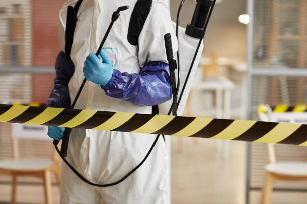 Professional Biohazard Cleanup technician working in Valleyford, WA